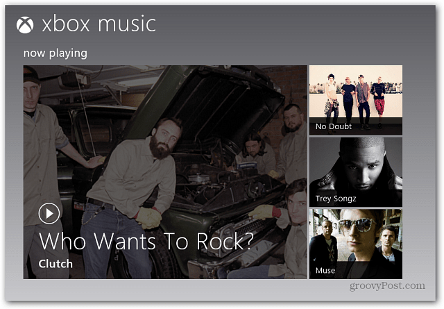 Windows 8: Gjør Xbox Music and Video Show Your Collection som standard