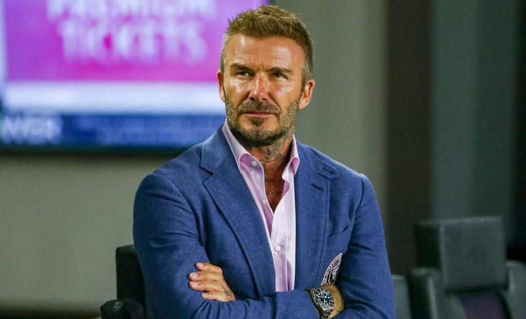 Det er ingen spor igjen av David Beckhams gamle jeg! Hans nye stil delte sosiale medier i to