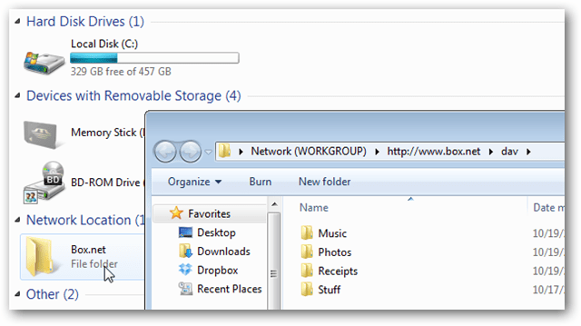 Box.net: Kartlegg din gratis 50 GB-konto som en nettverksmappe i Windows
