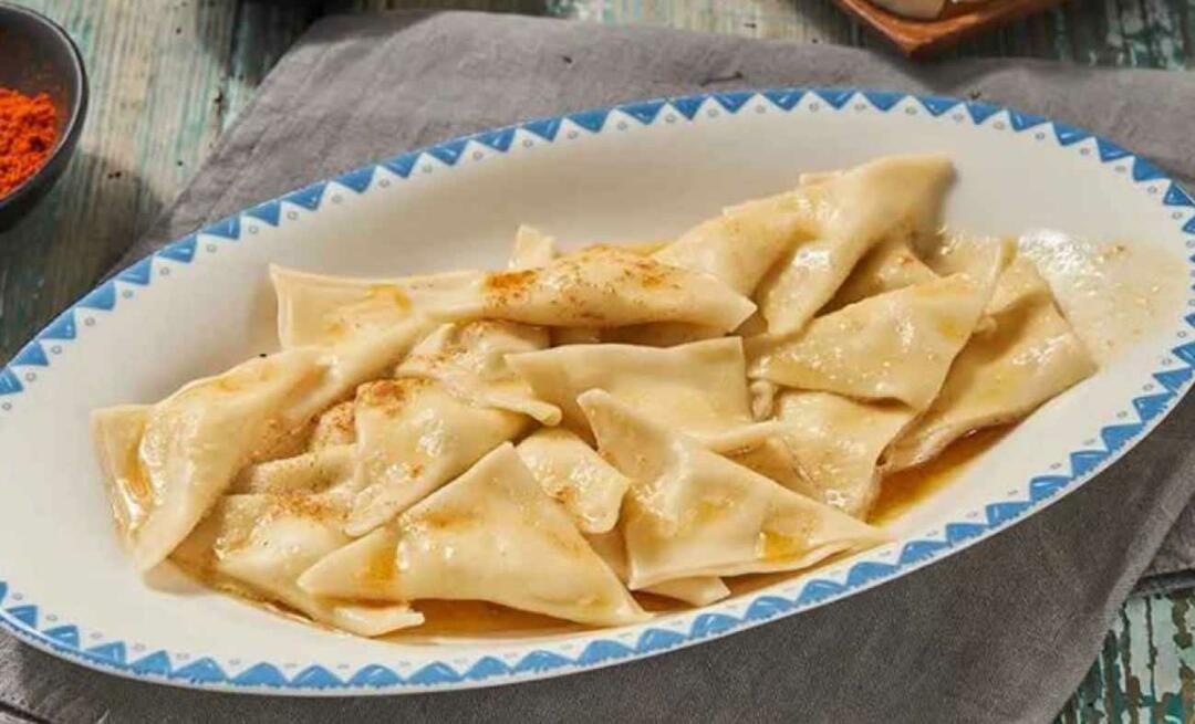 Hvordan lage piruhi ravioli med terninger? Piruhi ravioli oppskrift!