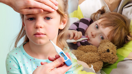Feil som gjøres når barnas feber senkes! Hjemmemedisin for feber for barn