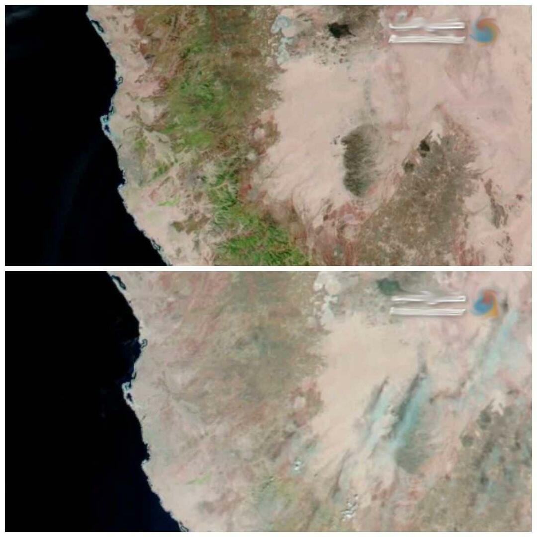Den endelige tilstanden til Mekka gjenspeiles i satellittbilder