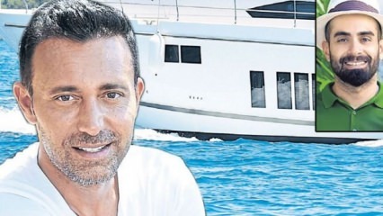 Mustafa Sandal og Gökhan Türkmen hadde en båtulykke
