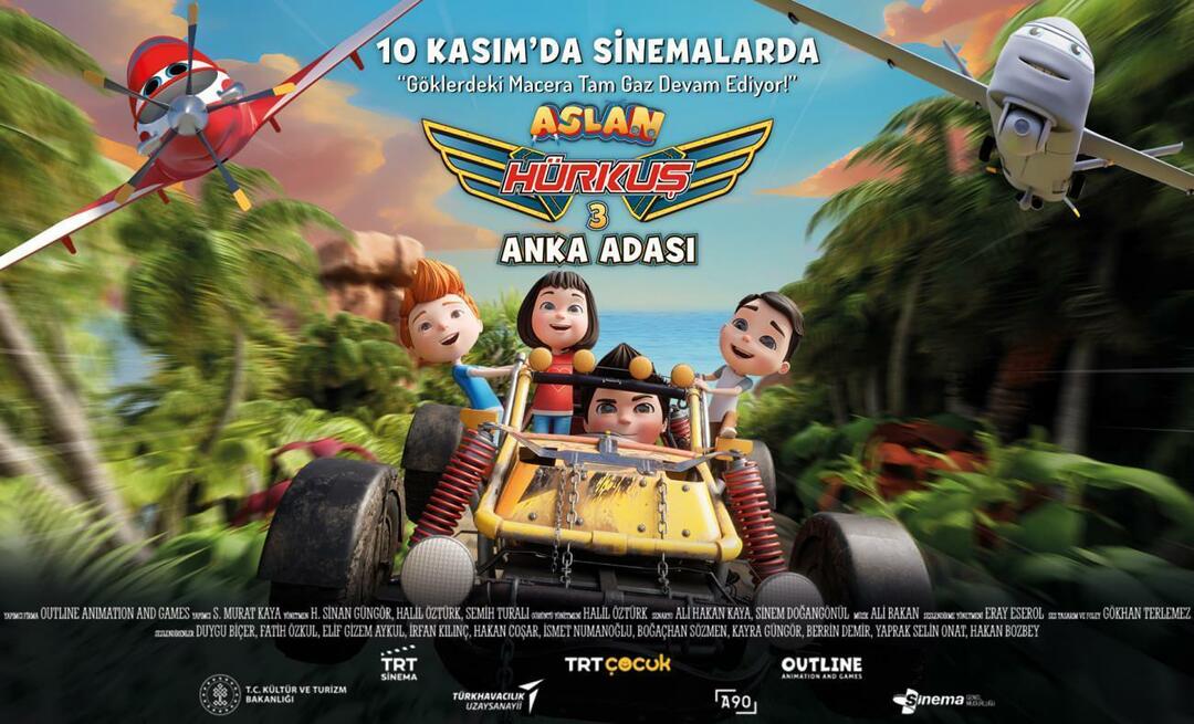 Gode ​​nyheter for animasjonselskere! 'Aslan Hürkuş 3: Anka Island' er utgitt