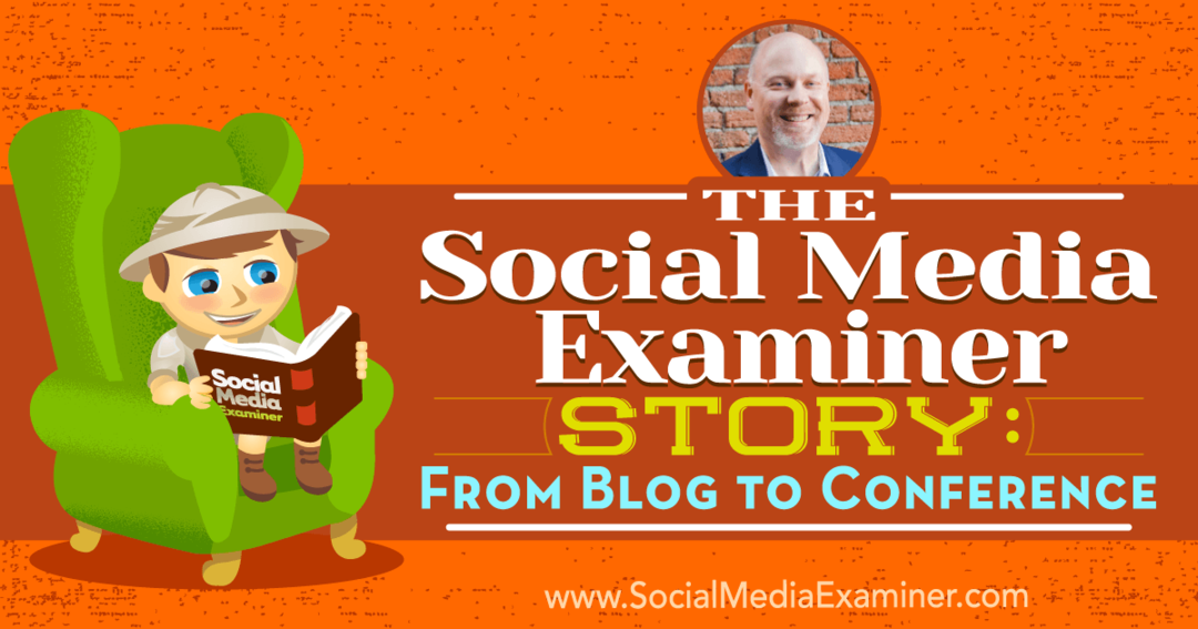 The Social Media Examiner Story: Fra blogg til konferanse med innsikt fra Mike Stelzner med intervju av Ray Edwards på Social Media Marketing Podcast.
