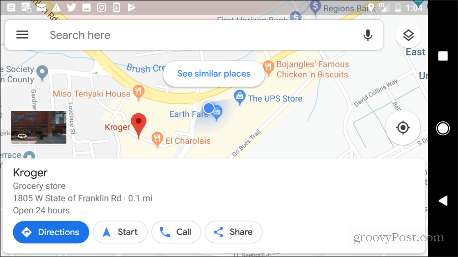 google maps veibeskrivelse