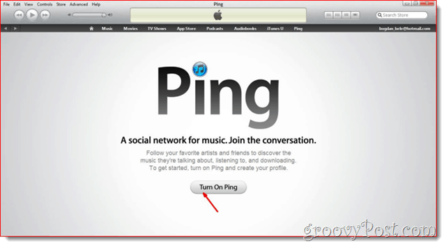 Hvordan aktivere eller bruke iTunes Ping i land som ikke støttes
