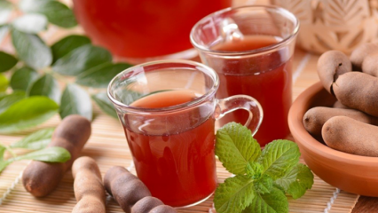 Hva er fordelene med tamarind? Hva skjer hvis du drikker tamarind sherbet regelmessig?