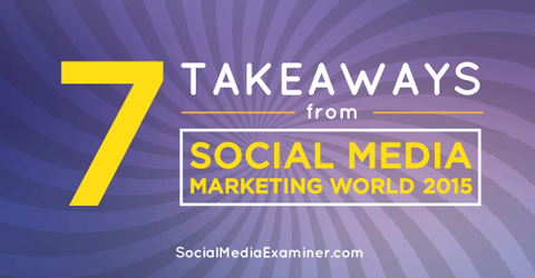 takeaways fra sosiale medier markedsføringsverden 2015