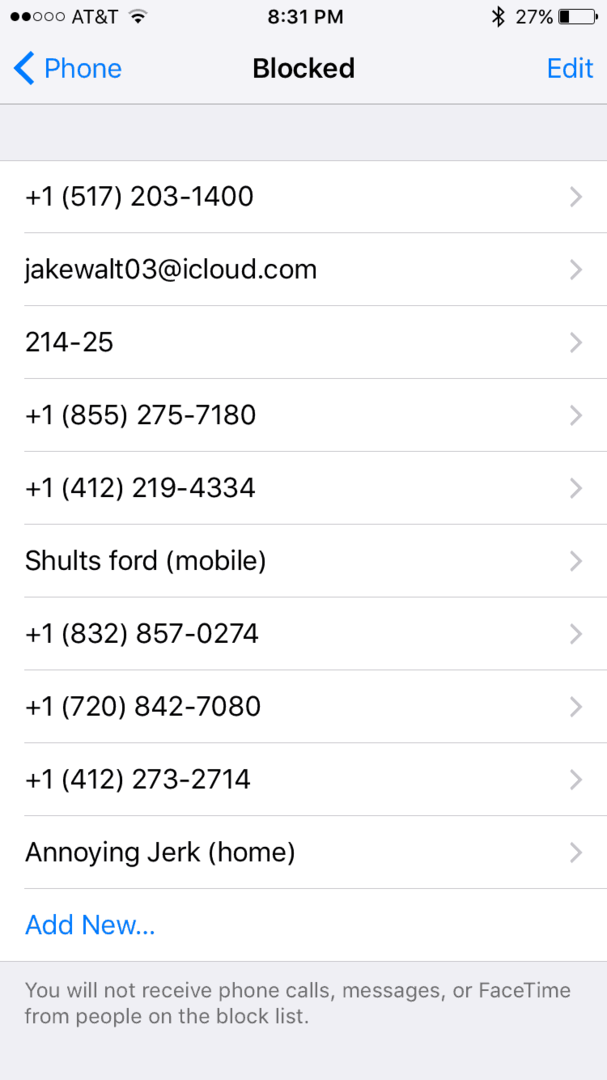Slik blokkerer du iPhone-kontakter og ukjente innringere: Samtaler, FaceTime og tekster