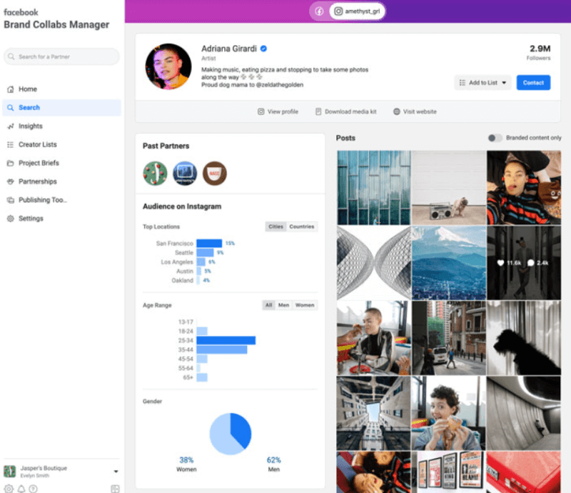 Instagram Brand Collab Manager og Pinterest Trends Tool: Social Media Examiner