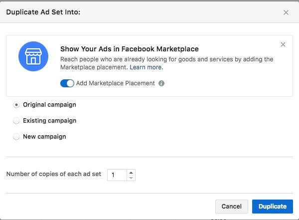 Facebook ser ut til å ha rullet ut en ny annonseplassering på Marketplace, dens kjøps- og salgsseksjon som fokuserer på lokale avtaler.