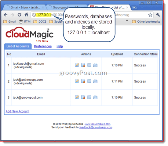 CloudMagic: Direkte Gmail-søk