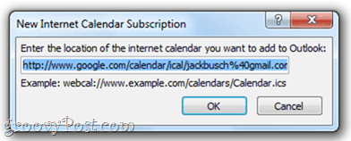 Google Kalender til Outlook 2010