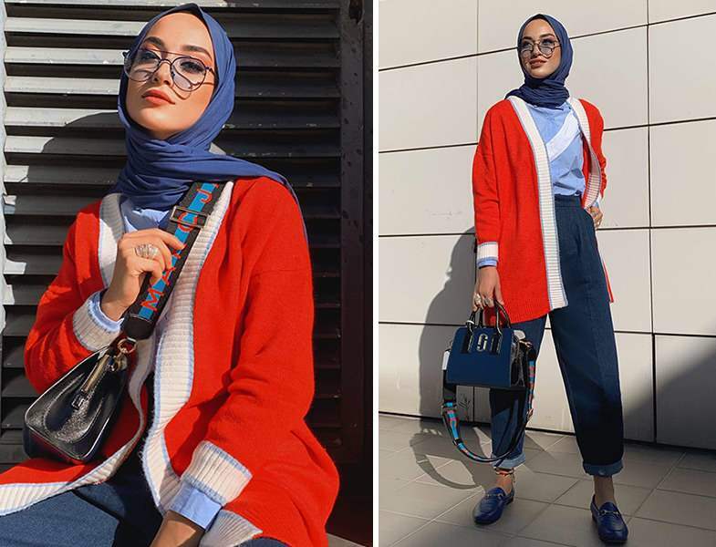 Cardigan-modeller som skiller seg ut på hijab-mote fra 2021 | Hvordan kombinere cardigans?