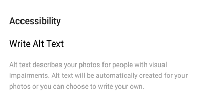 Hvordan legge til alt-tekst i Instagram-innlegg, beskrivelse av alt-tekst og hvilket formål den tjener