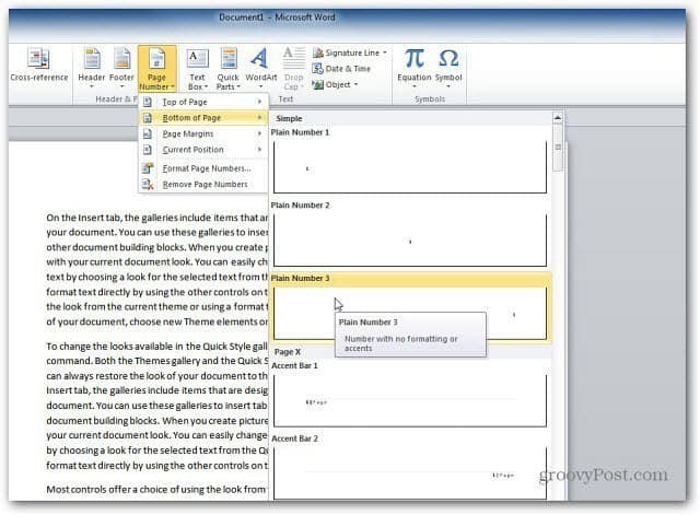 Hvordan legge til sidetall til Microsoft Word-dokumenter
