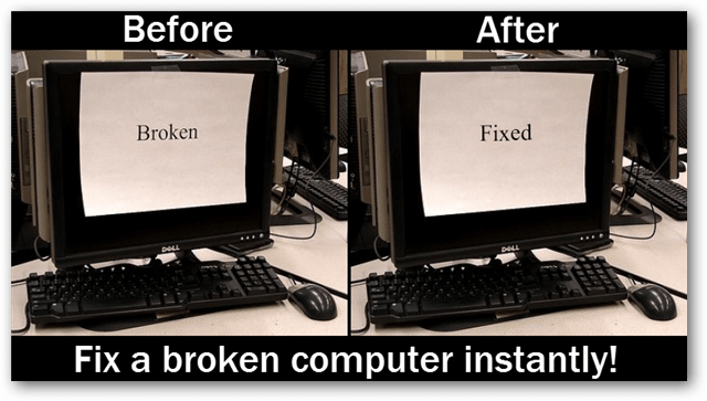Løs hvert datamaskinproblem med dette enkle trikset!