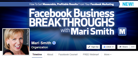Mari Smith Facebook-forside