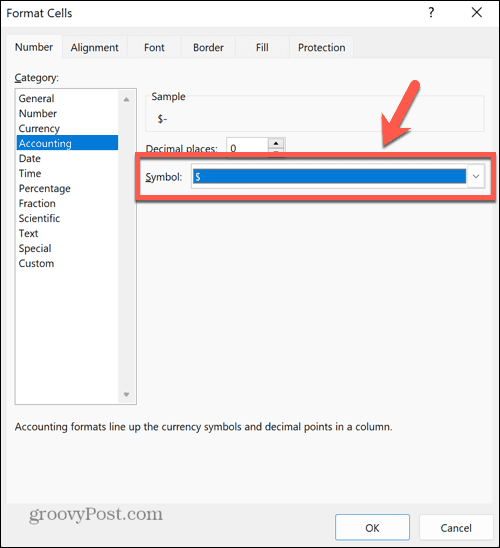 rullegardinmenyen for excel-symboler