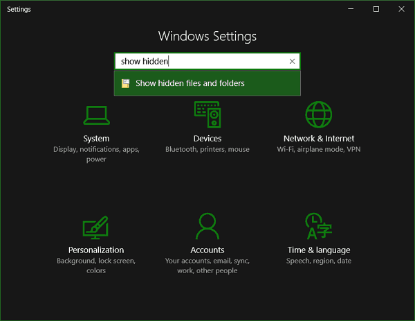 Slik viser du skjulte filer og mapper i Windows 10