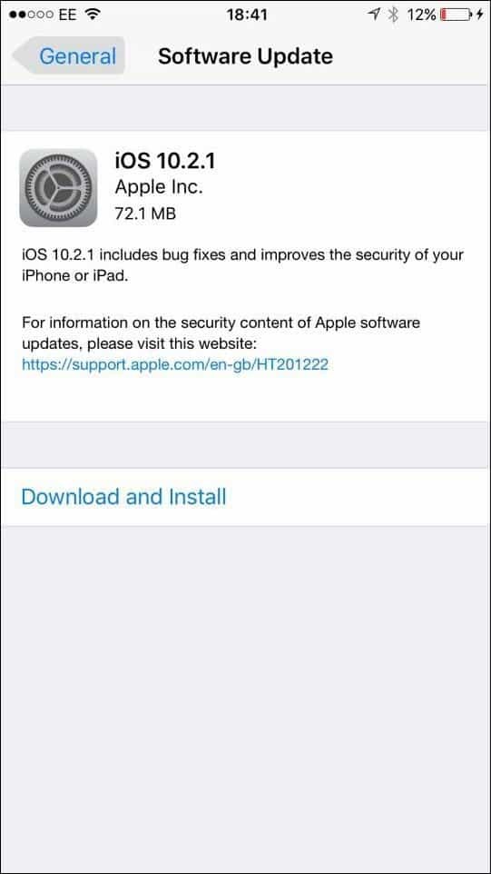 Apple iOS 10.2.1 - Bør du oppgradere og hva er inkludert?