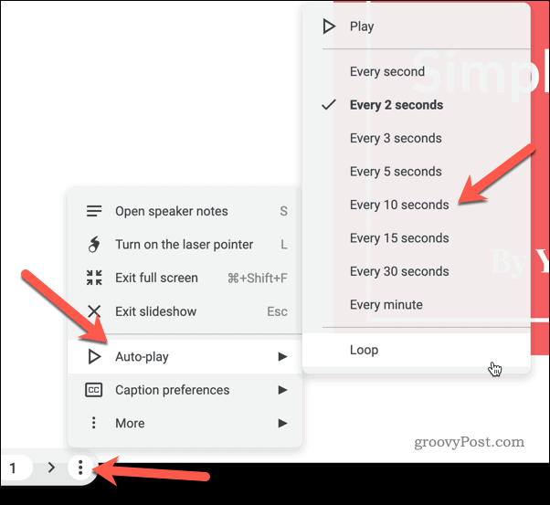 Automatiser en Google Slides-presentasjon