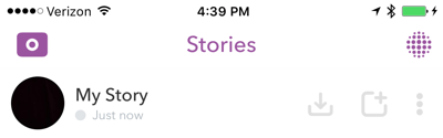 Lagre hele Snapchat-historien din på slutten av hver dag.
