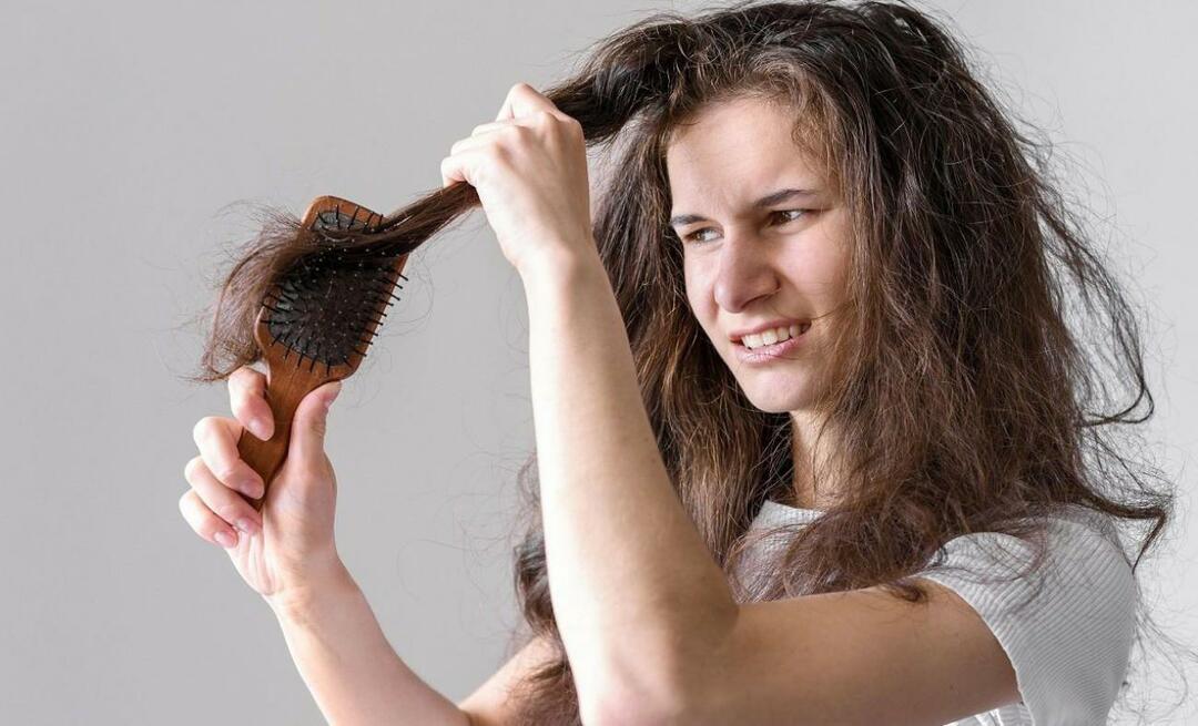 Hvordan løse hår som er sammenfiltret og filtaktig?