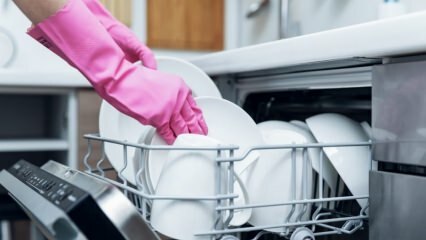 Elementer som ikke skal plasseres i oppvaskmaskinen