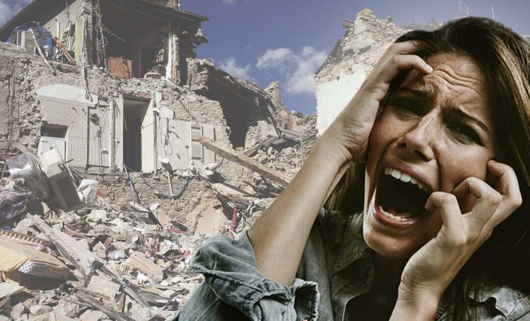 Er du redd for et jordskjelv? Er det riktig for en muslim å være redd?