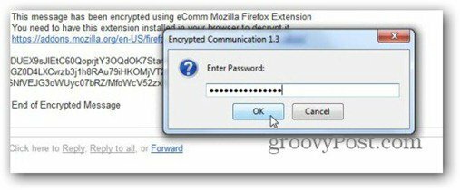 kryptert kommunikasjon passord dekryptere