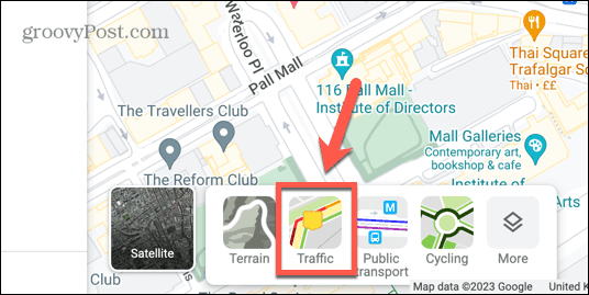 google maps trafikk