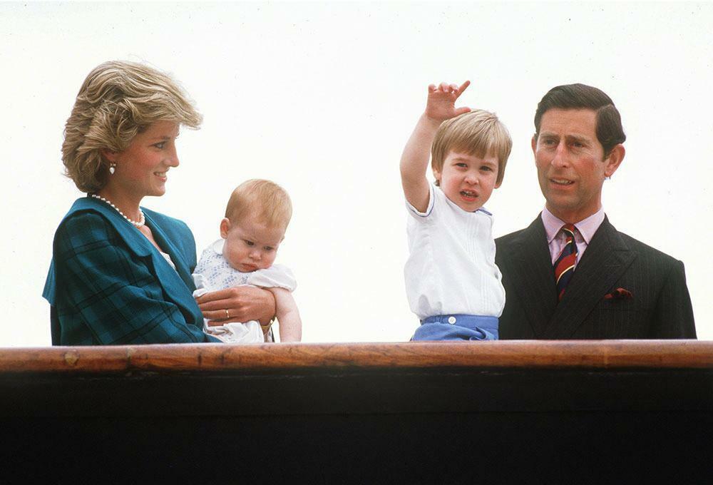 Prinsesse Diana, kong Charles III og deres barn