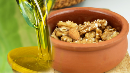 Fordeler med olivenolje, valnøtt- og mandelblanding