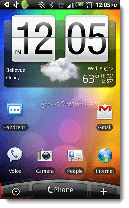 Android-skjerm
