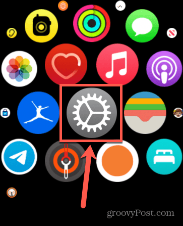 app for apple watch-innstillinger