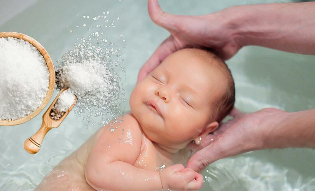 Er det skadelig å bade babyer med salt? Hvor kommer skikken med å salte nyfødte babyer fra?
