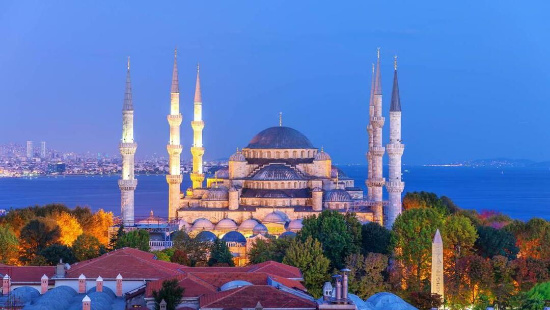 Den blå moskeens historie