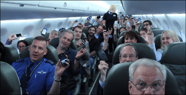 jetblue-fly med mobiltelefoner på