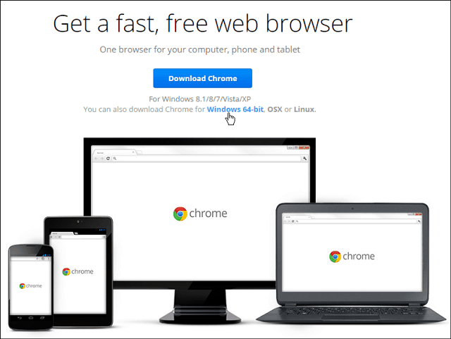 Google Chrome 64-bit nå tilgjengelig for Windows 7 og over