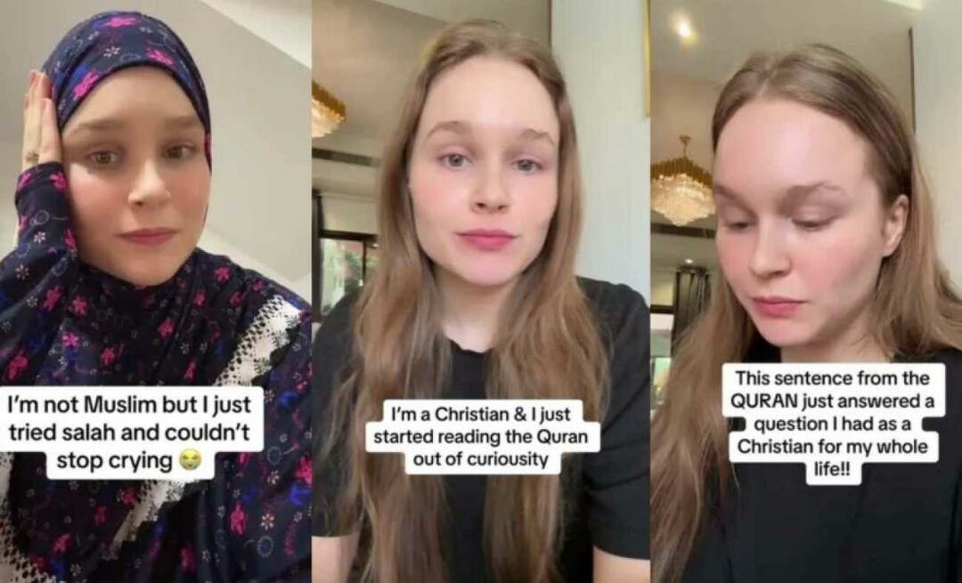 Den unge kvinnen, berørt av hendelsene i Gaza, ble muslim! 