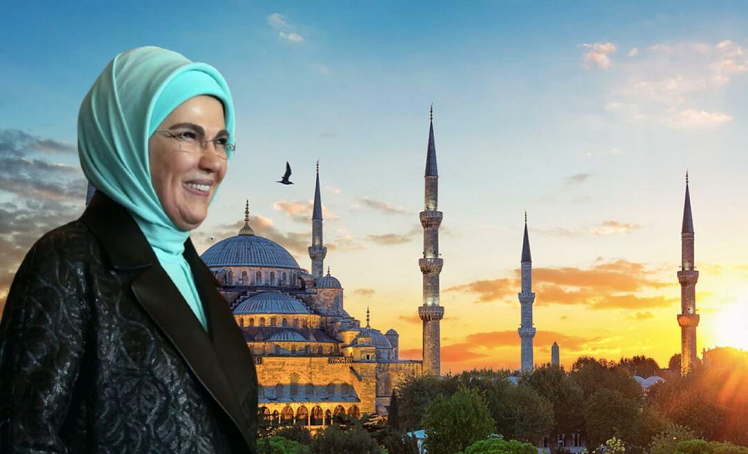 Deler Ramadan fra Emine Erdoğan: Jeg ønsker at Ramadan skal bringe velvære til landet vårt