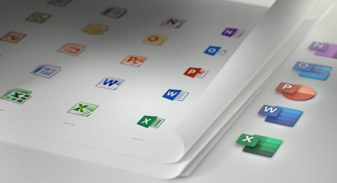Microsoft avslører omdesignede ikoner for Office 365