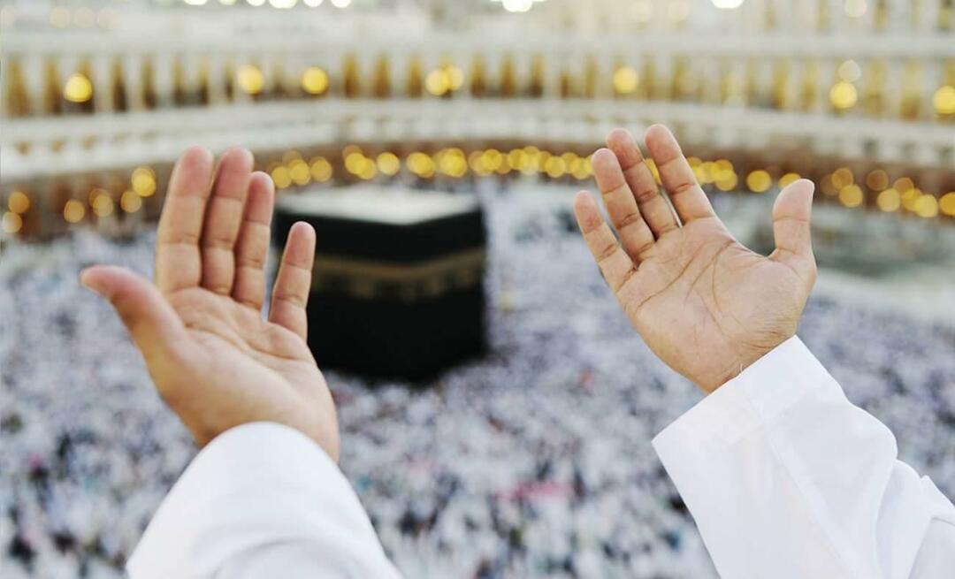 Er det en sirkulær bønn i islamske kilder?