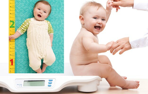 Hvordan beregne høyde og vekt hos spedbarn? Hvordan veie en baby hjemme? Måling av høyde og vekt hos babyen