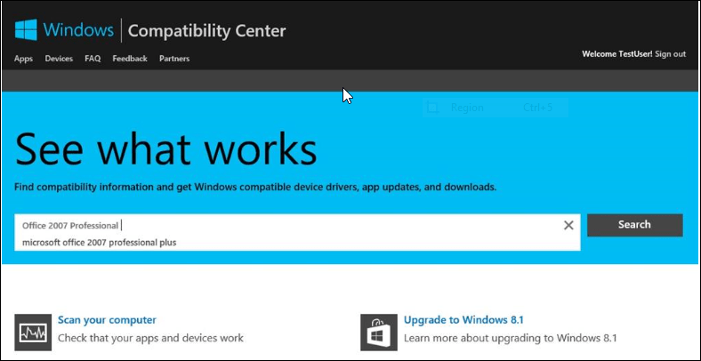 Microsoft drepte Windows-kompatibilitetsnettstedet
