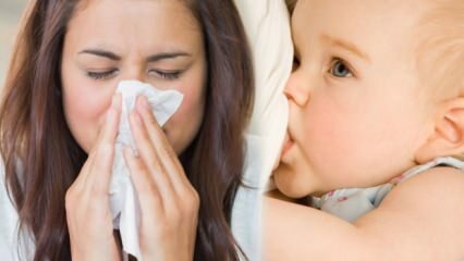 Kan influensa mødre amme babyen sin? Regler for influensa mødre ammer