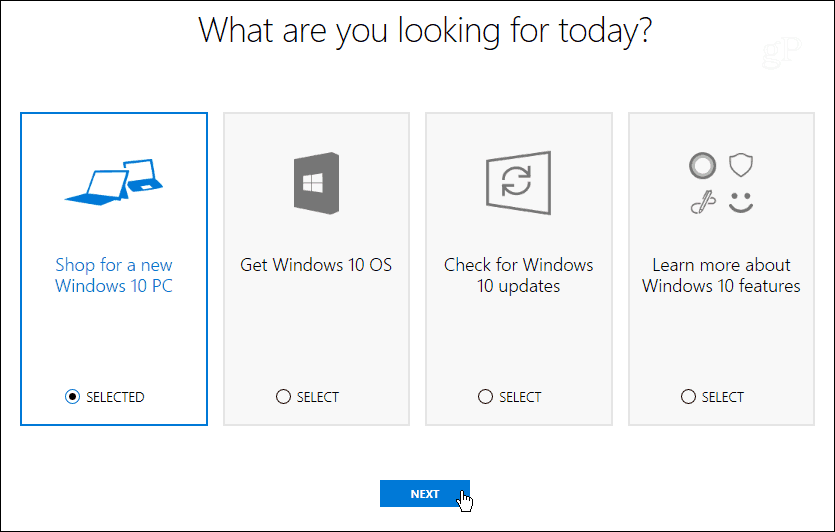 Microsoft lanserer nettstedet for å hjelpe deg med å velge din neste Windows 10-PC