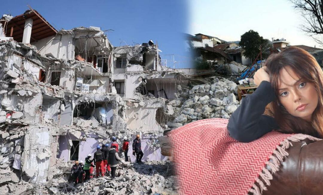 Hjerteskjærende jordskjelvdeling fra Ebru Gündeş!